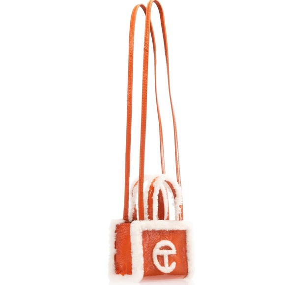 RARE ugg x telfar crinkle spicy pumpkin bag - Picture 3 of 5